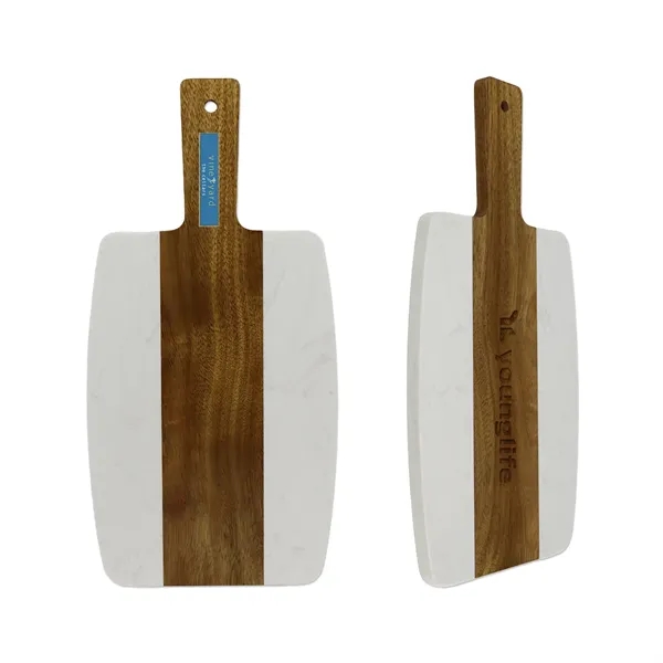 Acacia + Marble Cutting Board - Acacia + Marble Cutting Board - Image 0 of 0