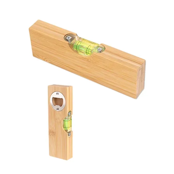 6" Bamboo Level With Bottle Opener - 6" Bamboo Level With Bottle Opener - Image 1 of 1