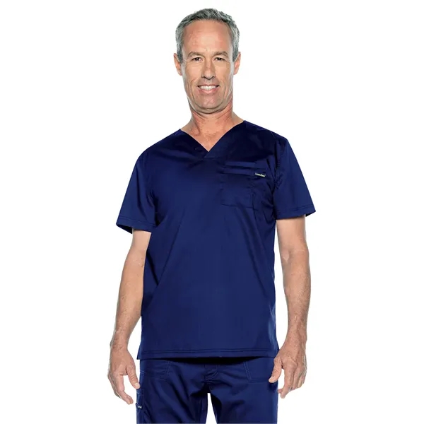 Landau - ProFlex - Unisex Two-Pocket Tuckable V-Neck Top - Landau - ProFlex - Unisex Two-Pocket Tuckable V-Neck Top - Image 7 of 8