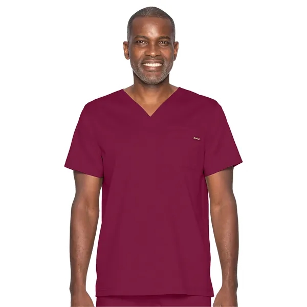 Landau - ProFlex - Unisex Two-Pocket Tuckable V-Neck Top - Landau - ProFlex - Unisex Two-Pocket Tuckable V-Neck Top - Image 8 of 8