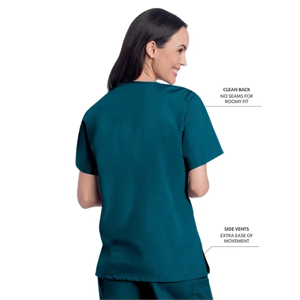 Landau - ScrubZone - Women's Three-Pocket Clean Back V-Ne... - Landau - ScrubZone - Women's Three-Pocket Clean Back V-Ne... - Image 2 of 23