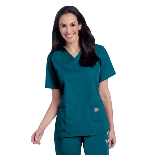 Landau - ScrubZone - Women's Three-Pocket Clean Back V-Ne... - Landau - ScrubZone - Women's Three-Pocket Clean Back V-Ne... - Image 3 of 23