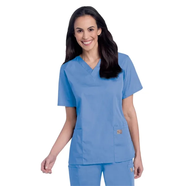 Landau - ScrubZone - Women's Three-Pocket Clean Back V-Ne... - Landau - ScrubZone - Women's Three-Pocket Clean Back V-Ne... - Image 5 of 23