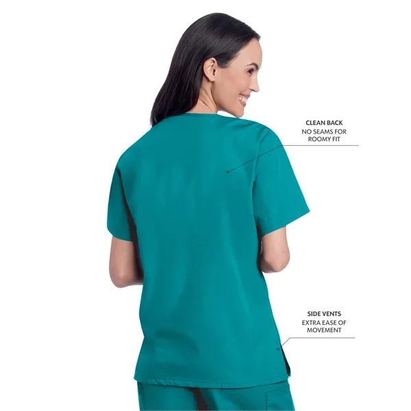 Landau - ScrubZone - Women's Three-Pocket Clean Back V-Ne... - Landau - ScrubZone - Women's Three-Pocket Clean Back V-Ne... - Image 18 of 23