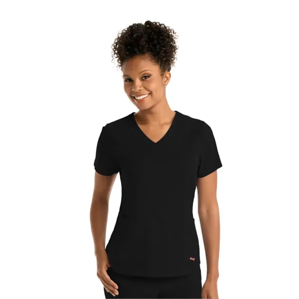 Barco - Grey's Anatomy Stretch - Women's Four Pocket V-Ne... - Barco - Grey's Anatomy Stretch - Women's Four Pocket V-Ne... - Image 5 of 37