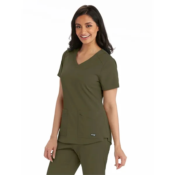 Barco - Grey's Anatomy Stretch - Women's Four Pocket V-Ne... - Barco - Grey's Anatomy Stretch - Women's Four Pocket V-Ne... - Image 23 of 37