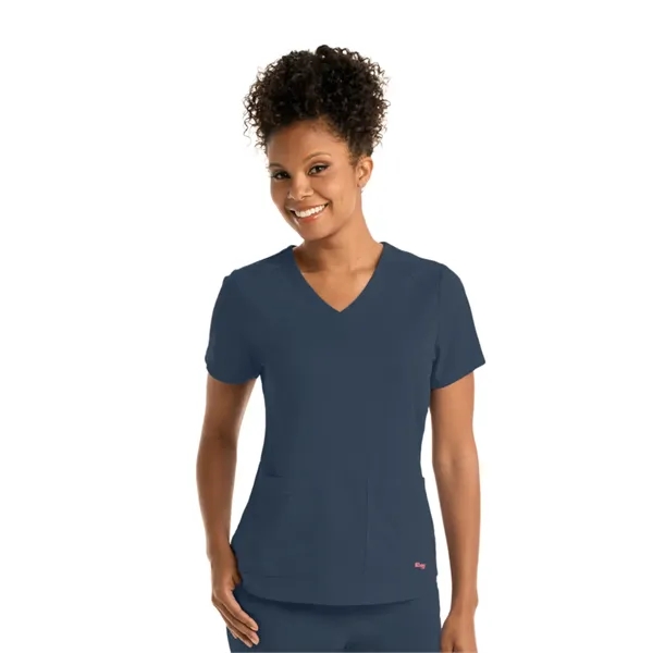 Barco - Grey's Anatomy Stretch - Women's Four Pocket V-Ne... - Barco - Grey's Anatomy Stretch - Women's Four Pocket V-Ne... - Image 27 of 37