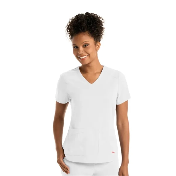 Barco - Grey's Anatomy Stretch - Women's Four Pocket V-Ne... - Barco - Grey's Anatomy Stretch - Women's Four Pocket V-Ne... - Image 35 of 37