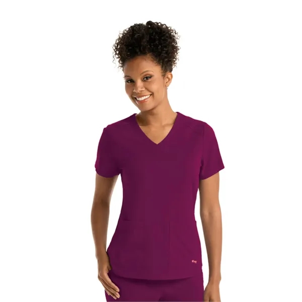 Barco - Grey's Anatomy Stretch - Women's Four Pocket V-Ne... - Barco - Grey's Anatomy Stretch - Women's Four Pocket V-Ne... - Image 37 of 37