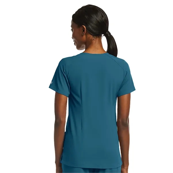 ScrubJoy Originals - Women's Fitted Two-Pocket V-Neck Top - ScrubJoy Originals - Women's Fitted Two-Pocket V-Neck Top - Image 2 of 23