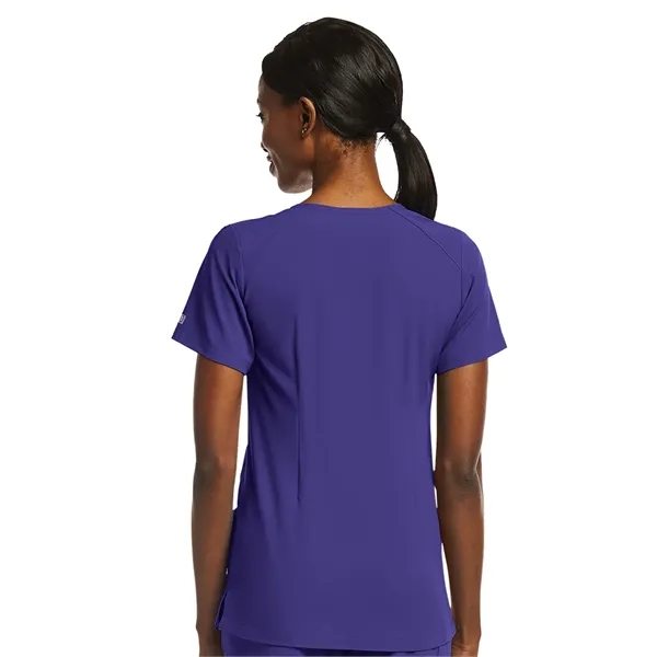 ScrubJoy Originals - Women's Fitted Two-Pocket V-Neck Top - ScrubJoy Originals - Women's Fitted Two-Pocket V-Neck Top - Image 8 of 23