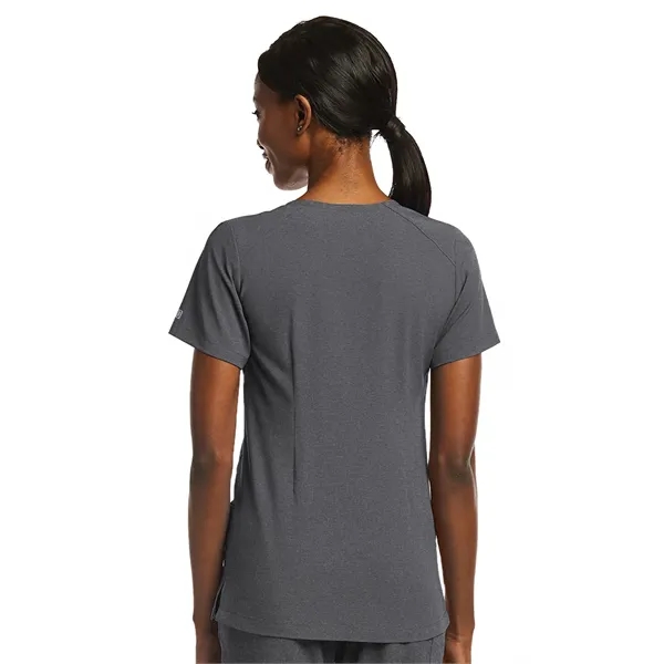 ScrubJoy Originals - Women's Fitted Two-Pocket V-Neck Top - ScrubJoy Originals - Women's Fitted Two-Pocket V-Neck Top - Image 10 of 23