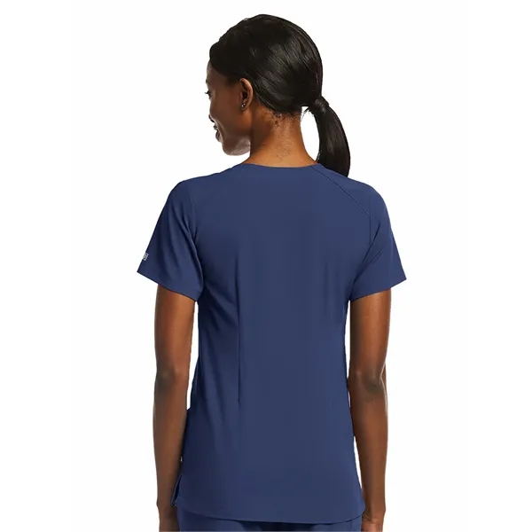 ScrubJoy Originals - Women's Fitted Two-Pocket V-Neck Top - ScrubJoy Originals - Women's Fitted Two-Pocket V-Neck Top - Image 12 of 23