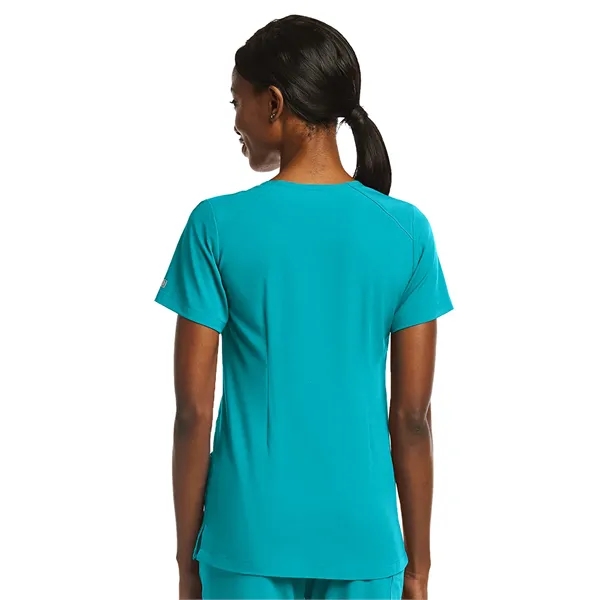 ScrubJoy Originals - Women's Fitted Two-Pocket V-Neck Top - ScrubJoy Originals - Women's Fitted Two-Pocket V-Neck Top - Image 20 of 23