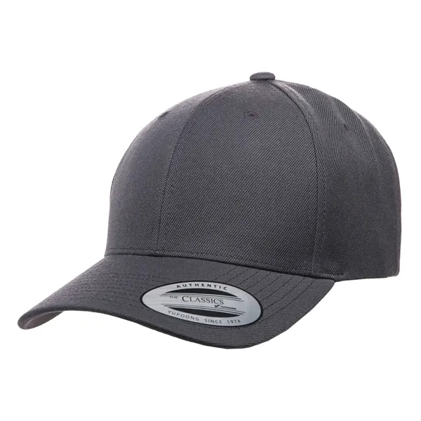 Yupoong 6789M YP Classics Premium Curved Visor Snapback Hat - Yupoong 6789M YP Classics Premium Curved Visor Snapback Hat - Image 4 of 8