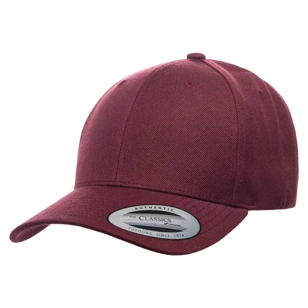 Yupoong 6789M YP Classics Premium Curved Visor Snapback Hat - Yupoong 6789M YP Classics Premium Curved Visor Snapback Hat - Image 6 of 8