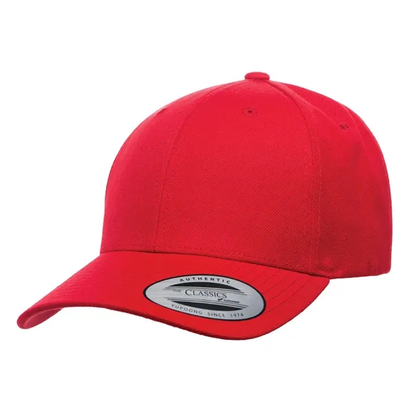 Yupoong 6789M YP Classics Premium Curved Visor Snapback Hat - Yupoong 6789M YP Classics Premium Curved Visor Snapback Hat - Image 8 of 8