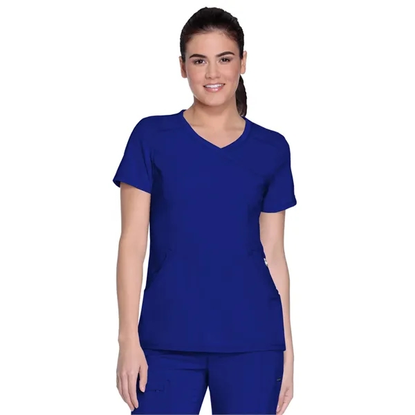 Infinity - Women's 4 Pocket Mock Wrap Top - Infinity - Women's 4 Pocket Mock Wrap Top - Image 11 of 37