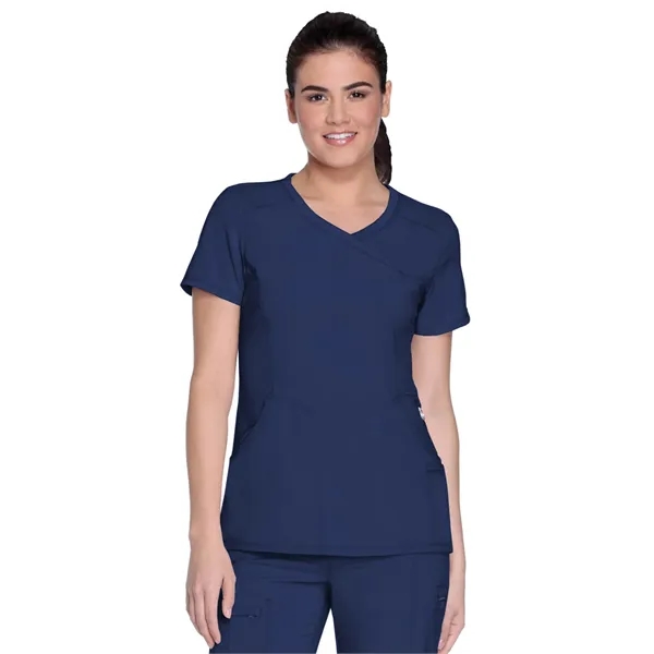 Infinity - Women's 4 Pocket Mock Wrap Top - Infinity - Women's 4 Pocket Mock Wrap Top - Image 21 of 37