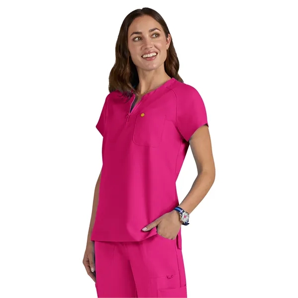 koi - Smiley World - Women's One-Pocket Zipper Neck Ecsta... - koi - Smiley World - Women's One-Pocket Zipper Neck Ecsta... - Image 3 of 11