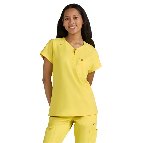 koi - Smiley World - Women's One-Pocket Zipper Neck Ecsta... - koi - Smiley World - Women's One-Pocket Zipper Neck Ecsta... - Image 5 of 11