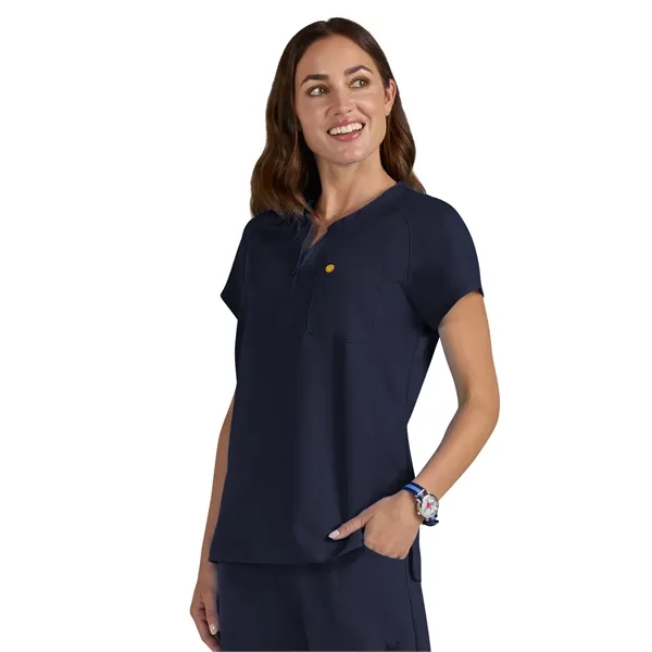 koi - Smiley World - Women's One-Pocket Zipper Neck Ecsta... - koi - Smiley World - Women's One-Pocket Zipper Neck Ecsta... - Image 7 of 11