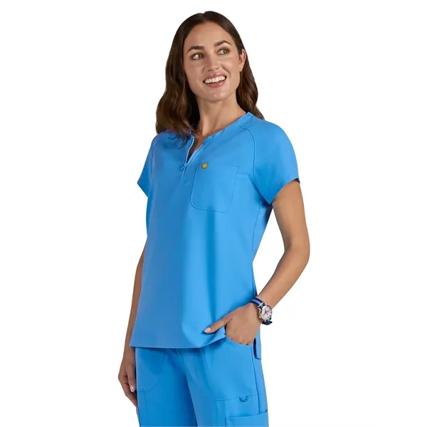 koi - Smiley World - Women's One-Pocket Zipper Neck Ecsta... - koi - Smiley World - Women's One-Pocket Zipper Neck Ecsta... - Image 9 of 11