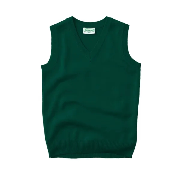 Classroom Uniforms - Youth Unisex V- Neck Sweater Vest - Classroom Uniforms - Youth Unisex V- Neck Sweater Vest - Image 4 of 6