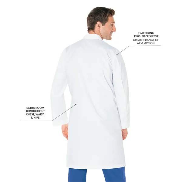 Landau - Essential Lab Coats - Men's Three-Pocket 41.5" F... - Landau - Essential Lab Coats - Men's Three-Pocket 41.5" F... - Image 1 of 2