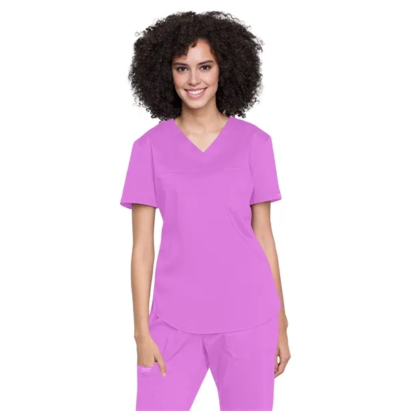 Cherokee - Workwear Revolution - Tuckable V-Neck O.R. Top - Cherokee - Workwear Revolution - Tuckable V-Neck O.R. Top - Image 9 of 13