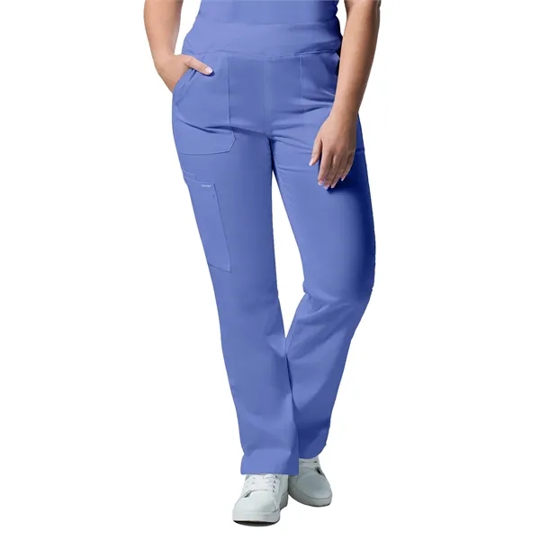 Landau - ProFlex - Women's 5-Pocket Mid-Rise Rib-Knit Ela... - Landau - ProFlex - Women's 5-Pocket Mid-Rise Rib-Knit Ela... - Image 5 of 34