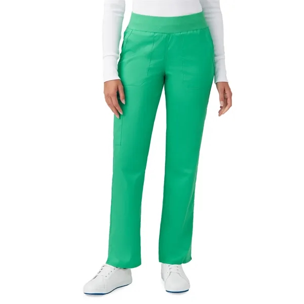 Landau - ProFlex - Women's 5-Pocket Mid-Rise Rib-Knit Ela... - Landau - ProFlex - Women's 5-Pocket Mid-Rise Rib-Knit Ela... - Image 7 of 34