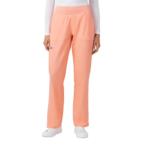 Landau - ProFlex - Women's 5-Pocket Mid-Rise Rib-Knit Ela... - Landau - ProFlex - Women's 5-Pocket Mid-Rise Rib-Knit Ela... - Image 9 of 34