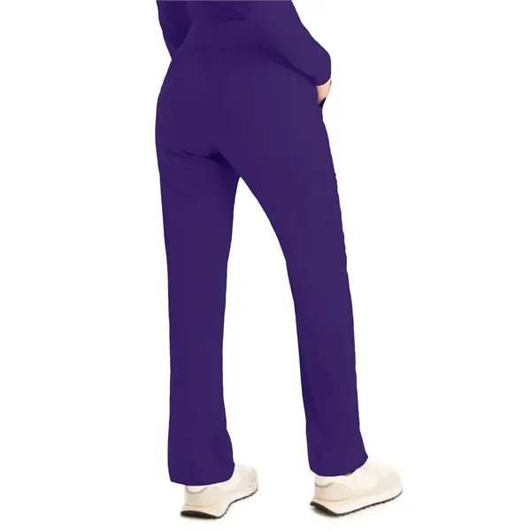 Landau - ProFlex - Women's 5-Pocket Mid-Rise Rib-Knit Ela... - Landau - ProFlex - Women's 5-Pocket Mid-Rise Rib-Knit Ela... - Image 12 of 34