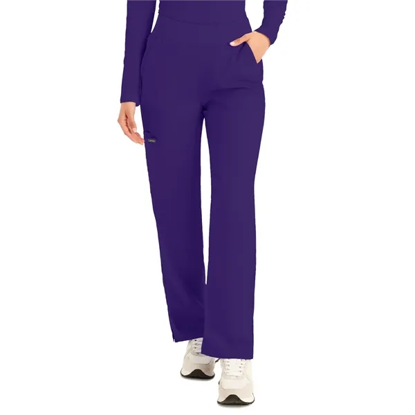 Landau - ProFlex - Women's 5-Pocket Mid-Rise Rib-Knit Ela... - Landau - ProFlex - Women's 5-Pocket Mid-Rise Rib-Knit Ela... - Image 13 of 34