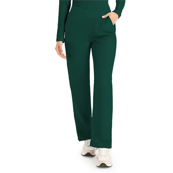 Landau - ProFlex - Women's 5-Pocket Mid-Rise Rib-Knit Ela... - Landau - ProFlex - Women's 5-Pocket Mid-Rise Rib-Knit Ela... - Image 17 of 34