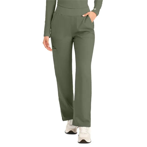 Landau - ProFlex - Women's 5-Pocket Mid-Rise Rib-Knit Ela... - Landau - ProFlex - Women's 5-Pocket Mid-Rise Rib-Knit Ela... - Image 19 of 34