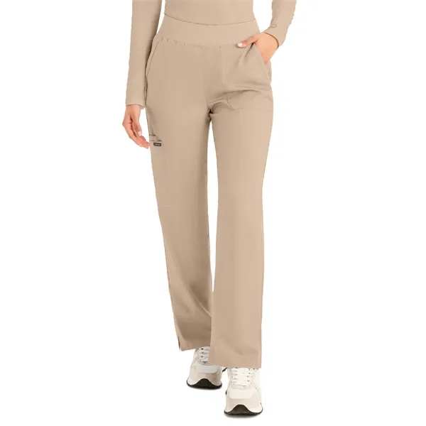 Landau - ProFlex - Women's 5-Pocket Mid-Rise Rib-Knit Ela... - Landau - ProFlex - Women's 5-Pocket Mid-Rise Rib-Knit Ela... - Image 23 of 34