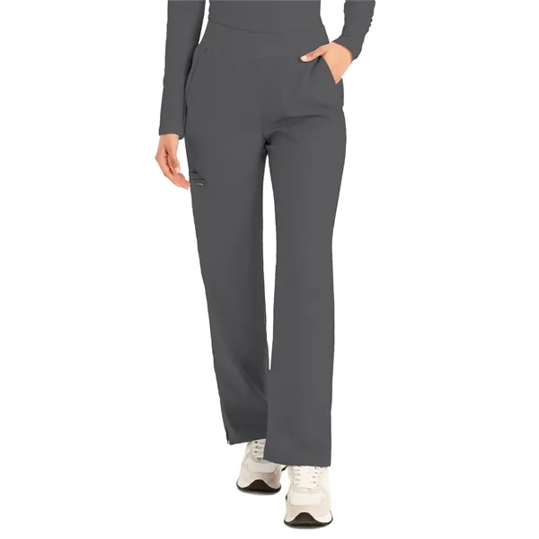 Landau - ProFlex - Women's 5-Pocket Mid-Rise Rib-Knit Ela... - Landau - ProFlex - Women's 5-Pocket Mid-Rise Rib-Knit Ela... - Image 25 of 34