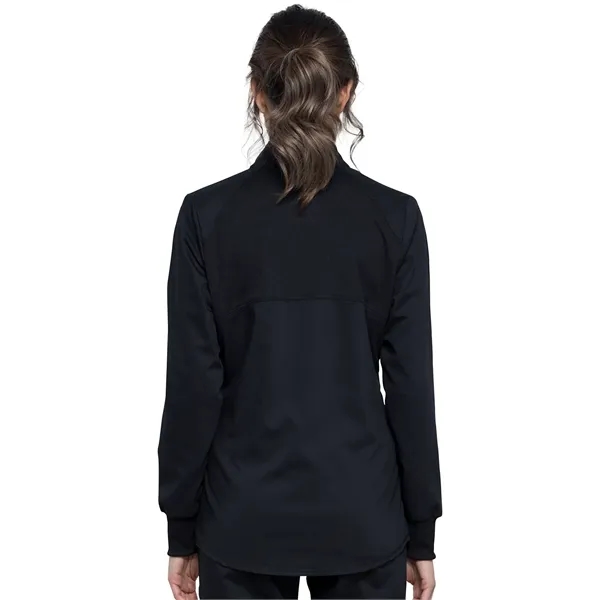 Cherokee - Workwear Revolution - Zip Front High-Low Jacket - Cherokee - Workwear Revolution - Zip Front High-Low Jacket - Image 1 of 7