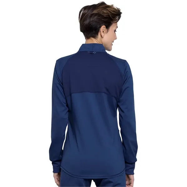 Cherokee - Workwear Revolution - Zip Front High-Low Jacket - Cherokee - Workwear Revolution - Zip Front High-Low Jacket - Image 2 of 7