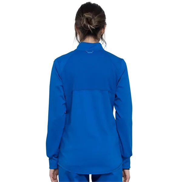 Cherokee - Workwear Revolution - Zip Front High-Low Jacket - Cherokee - Workwear Revolution - Zip Front High-Low Jacket - Image 6 of 7
