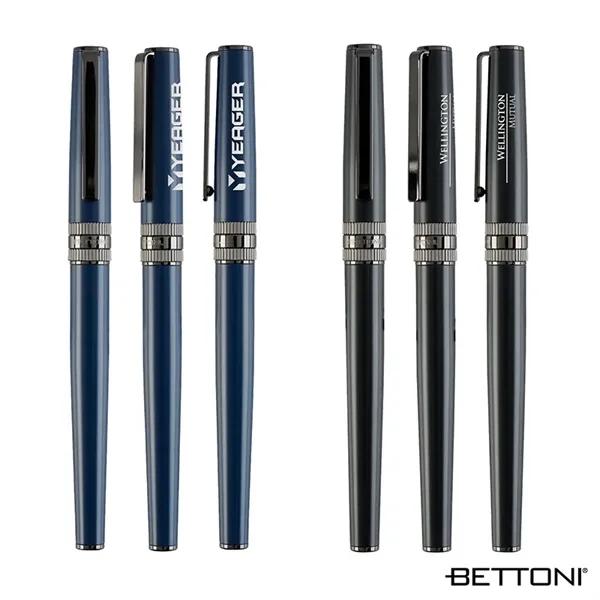 Bettoni® Massimo Brass Cap-Off Rollerball Pen - Bettoni® Massimo Brass Cap-Off Rollerball Pen - Image 0 of 2