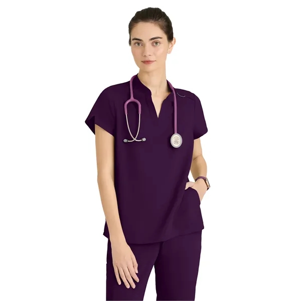 Grey's Anatomy Spandex Stretch - Women's Two-Pocket Avery... - Grey's Anatomy Spandex Stretch - Women's Two-Pocket Avery... - Image 7 of 29