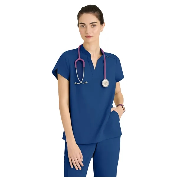 Grey's Anatomy Spandex Stretch - Women's Two-Pocket Avery... - Grey's Anatomy Spandex Stretch - Women's Two-Pocket Avery... - Image 9 of 29