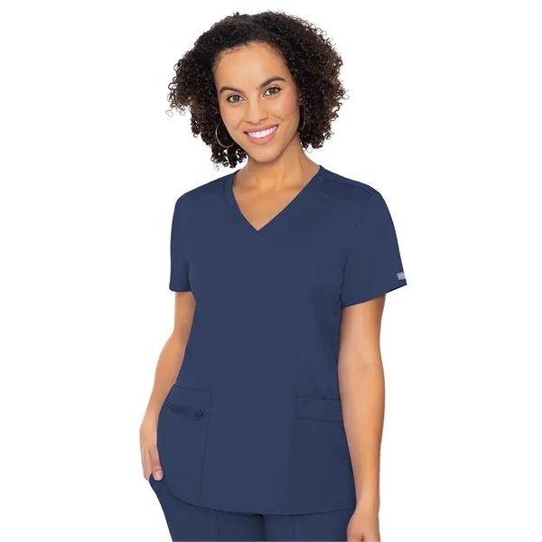 Med Couture - MC Touch - Women's 4-Pocket Knit Back Top - Med Couture - MC Touch - Women's 4-Pocket Knit Back Top - Image 3 of 7