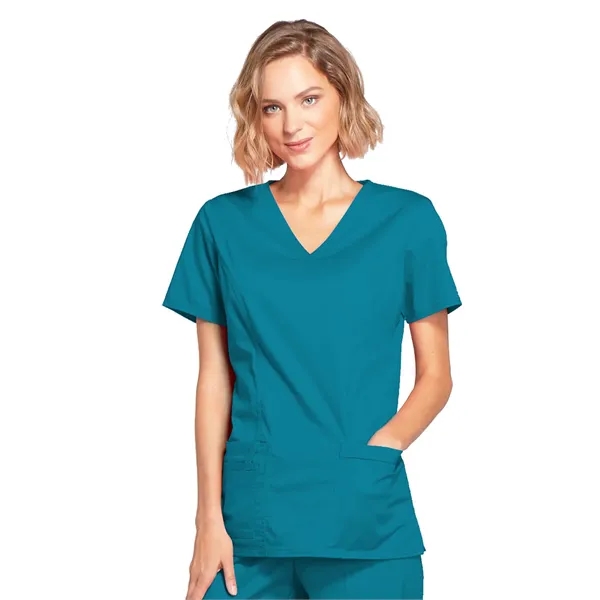 Cherokee - Workwear Core Stretch - Mock Wrap - Cherokee - Workwear Core Stretch - Mock Wrap - Image 3 of 17