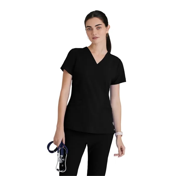 Barco One - Women's Five-Pocket V-Neck Pulse Scrub Top - Barco One - Women's Five-Pocket V-Neck Pulse Scrub Top - Image 3 of 17