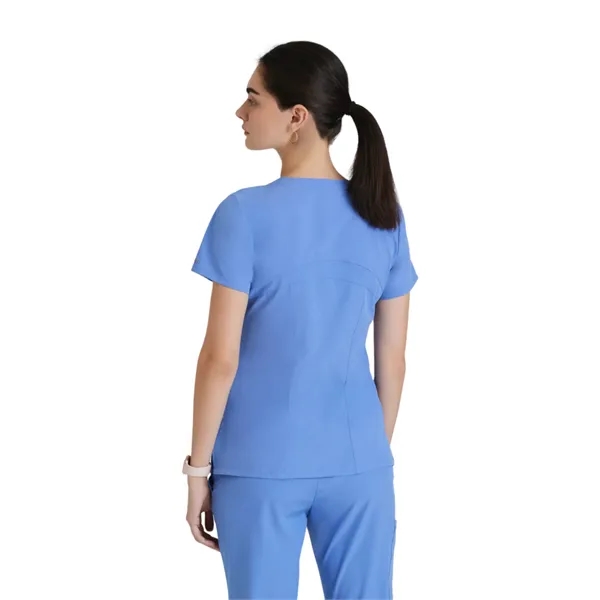 Barco One - Women's Five-Pocket V-Neck Pulse Scrub Top - Barco One - Women's Five-Pocket V-Neck Pulse Scrub Top - Image 4 of 17