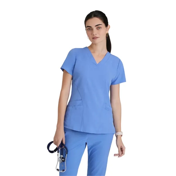 Barco One - Women's Five-Pocket V-Neck Pulse Scrub Top - Barco One - Women's Five-Pocket V-Neck Pulse Scrub Top - Image 5 of 17